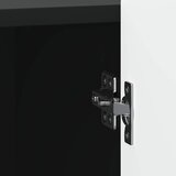  Noćni ormar Crna 43 x 34,5 x 52 cm Konstruirano drvo | shoptok.hr