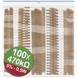 22P125 komplet ugljenoslojnih otpora 470 kΩ aksijalno ožičen 0.5 W 5 % 1 Set