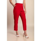 Fenzy Hlače Plus Veličine 7/8, Crvene | shoptok.hr