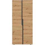 Livetastic OMARA S KLASIČNIMI VRATI, antracit, hrast artisan | Shoptok.si