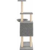  Penjalica za mačke sa stupovima za grebanje svjetlosiva 131 cm | Eponuda.com