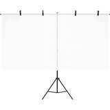  Stalak za pozadinu u obliku slova T crni 201x60x(70-200) cm | shoptok.hr