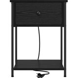  Noćni ormar 2 pcs Crni hrast 42 x 41 x 56 cm Konstruirano drvo | Eponuda.ba