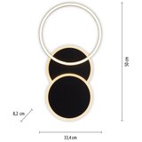 LEUCHTEN DIREKT 14116-18 - LED stropna svetiljka SEVENT LED/25,5W/230V crna | Eponuda.com