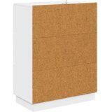  Predalna omara Bela visok sijaj 66 x 34,5 x 87 cm, (5000232404) | Shoptok.si