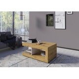 Modern Living Klubska Miza Luci, Bela, Barva Hrasta | Shoptok.si