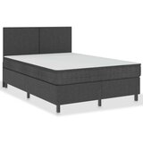  Boxspring postelja temno siva iz blaga 180x200 cm | Shoptok.si