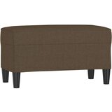 vidaXL Klupa smeđa 70 x 35 x 41 cm od tkanine - Smeđa 70 x 35 x 41 cm | shoptok.hr