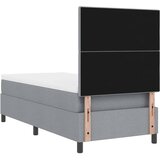  Krevet s opruga kutije Svjetlosiva 80 x 200 cm tkanina | shoptok.hr