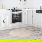 Štapni tepih s lateks podlogom krem ø90 cm | shoptok.hr