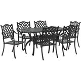  Set od 4 Crna Lijevani aluminij 6-sjedalni Višenamjenski | shoptok.hr