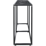  Konzolni stol boja crnog mramora 140x35x75,5 cm kaljeno staklo | Eponuda.ba