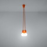 Sollux SL.0585 - Narandžasti luster na sajli DIEGO 3xE27/60W/230V | Eponuda.com