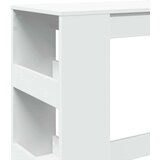 vidaXL Barski stol s držačima bijeli 90x40x103,5 cm konstruirano drvo | shoptok.hr