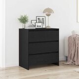 Komoda crni hrast 70x41x75 cm Inženirsko drvo | shoptok.hr