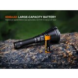 Fenix HT18RV20 - led prigušiva punjiva baterijska lampa led/usb 6000 mah IP68 3700 lm 87 h crna | Eponuda.com