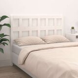  Uzglavlje za krevet bijelo 125 5x4x100 cm od masivne borovine Cijene