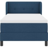 Box Spring Krevet s Madracem Plavi 90x190 cm Tkanina | shoptok.hr