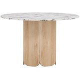 Venture Home Tekla okrugli blagovaonski stol ⌀120 cm, svijetlosivi | shoptok.hr