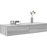  Zidna polica s ladicama siva sonoma 100x36x19 cm | shoptok.hr