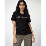 Michael Kors Majice s kratkimi rokavi MULTI RHINSTONE CLASSIC T Črna Slike