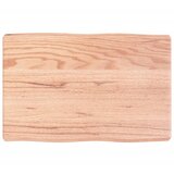 vidaXL Mizna plošča svetlo rjava 60x40x6 cm obdelana trdna hrastovina Cene