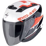 Scorpion Exo-230 band white-black-red kaciga | ePonuda.com