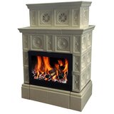 DOMOFIRE Kamin na drva Vicenza (9 kW, Kapacitet grijanja prostorije: 180 m³, Krem) | shoptok.hr