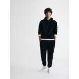 Reserved Regular fit donji dio trenirke - crno | shoptok.hr