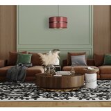  Duolla - Visilica na sajli DUO 1xE27/15W/230V prečnik 40 cm bordo/zlatna | Eponuda.com