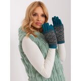 Wool Fashion Italia Gloves-AT-RK-2310.93-Turquoise | Shoptok.si