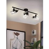 Eglo Berregas reflektor/3, e27, crni/krom/zadimljeno staklo | shoptok.hr