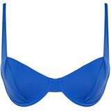 Trendyol Saxe Blue Balconette Bikini Top Cene