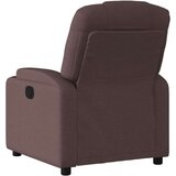 vidaXL Električni naslonjač od tkanine tamnosmeđi | shoptok.hr