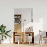  Vrata za pse s postoljem 2 pcs Staro drvo 60 x 60 cm | Eponuda.ba