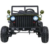 Lean Toys Otroško vojaško vozilo STAR 24V 4×200W zelena | Shoptok.si