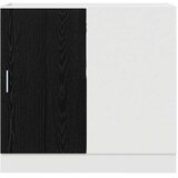  Kuhinjska Kutna Donja Vitrina Crni hrast 86 x 46 x 81,5 cm | Eponuda.com