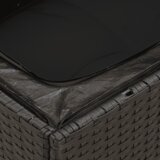  6-dijelni set vrtnih sofa s jastucima crni od poliratana Crna | shoptok.hr