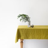 Linen Tales Zelen lanen prt Classic, 140 x 350 cm Cene