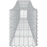  Lučne gabionske košare 6 kom 400x30x40/60 cm pocinčano željezo | shoptok.hr