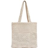Pull&Bear Nakupovalna torba ecru | Shoptok.si
