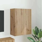 TV stenska omara Umetni hrast 59,5 x 31 x 80 cm Konstruiran les, (5000092128) | Shoptok.si