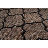Kayoom RAVNO TKANA PREPROGA Splash 300 Grau / Braun 120/170 cm tkano rjava, siva | Shoptok.si
