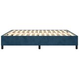  Okvir za krevet s oprugom tamnoplavi 180x200 cm baršunasti | shoptok.hr