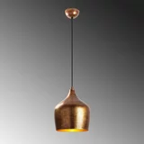 Opviq lights Viseća svjetiljka u bakrenoj boji s metalnim sjenilom ø 20 cm Murek –