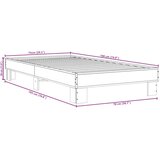  Okvir za krevet boja hrasta 75x190 cm od konstruiranog drva | shoptok.hr