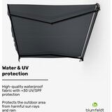 Blumfeldt CloudShade tenda, Pametna kontrola, UV zaštita, Montaža na zid | shoptok.hr