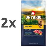 Ontario Adult Mini - jagnjetina in rjavi riž 2 x 6,5 kg Cene