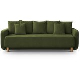 Micadoni Zelena sklopiva/s prostorom za odlaganje sofa 231 cm Elen – Cijene