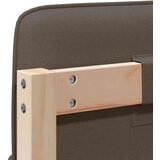 vidaXL tapecirano vzglavje rjava in taupe 135 cm masivno borovo les | Shoptok.si